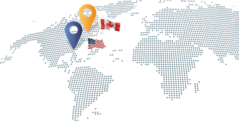 M7 Group Tax Map Canada and United States of America